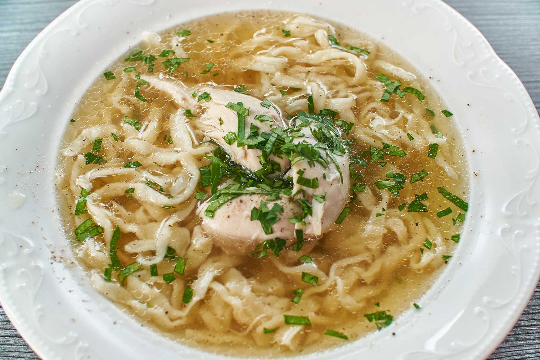 Вариант 2: Быстрый рецепт куриного супа с лапшой