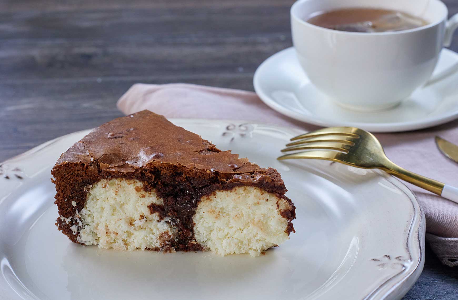 Рецепт шоколадного пирога из какао NATURE