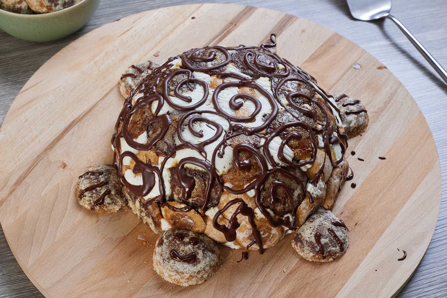 Как приготовить Домашний торт черепаха со сметанным кремом рецепт пошагово