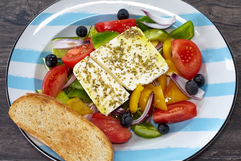 Греческий салат, пошаговый рецепт с фото на ккал