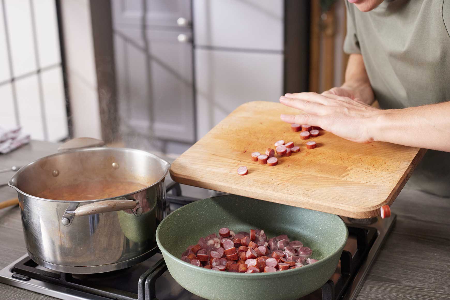 Рецепт солянки с куриными сердечками