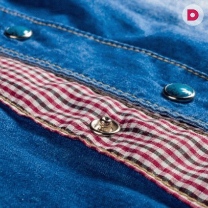 Способы установки кнопок на одежду