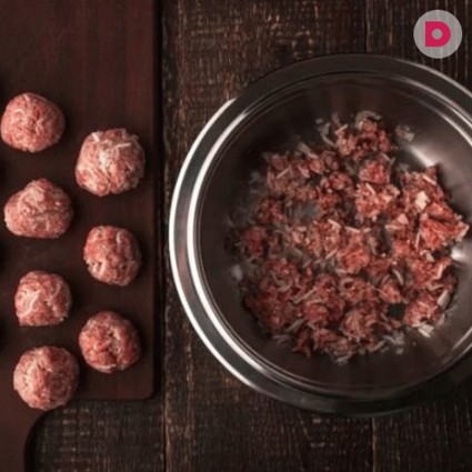 Готовим фарш с рисом