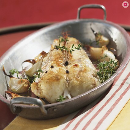 Налим, запеченный в духовке