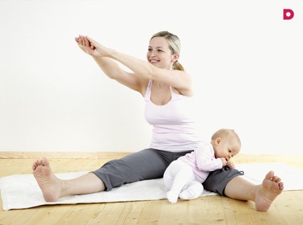 Мамина йога после родов