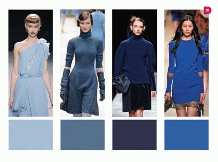 Тренд осени: 50 оттенков синего