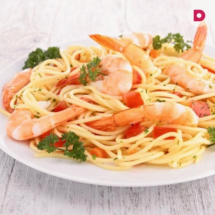 Рецепт приготовления итальянской пасты с креветками