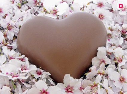 Шоколадное сердце в подарок