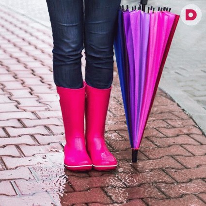 Стильные резиновые сапоги для женщин