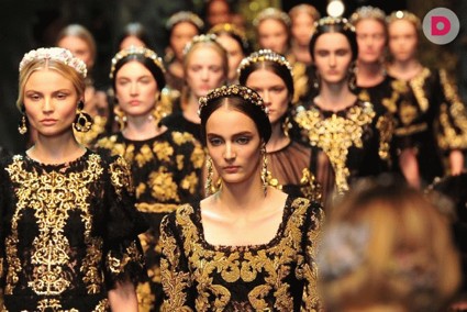 Золотая осень в стиле барокко