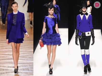 Модно: синий-синий цвет