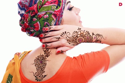 Как научиться самостоятельно рисовать хной