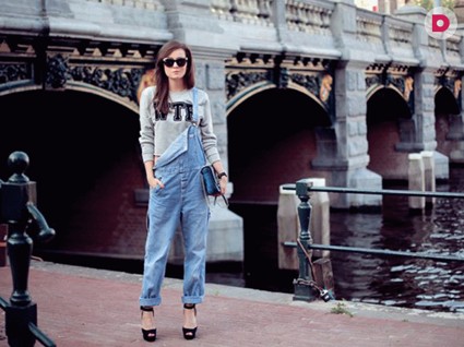 Джинсовый комбинезон: 7 вариантов как носить