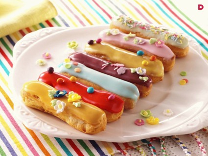 Приготовление белкового крема для эклеров