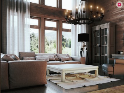 Проект недели: коттедж из клееного бруса площадью 260 кв. м.