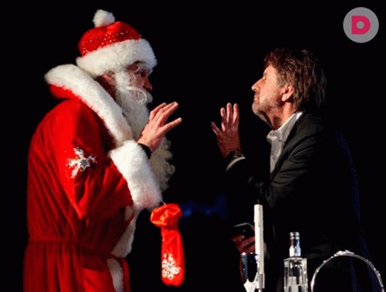 Сергей Гармаш и Леонид Ярмольник в телевизионной версии спектакля «С наступающим...»