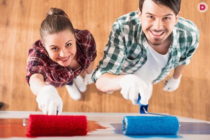 Покраска стен и потолка своими руками