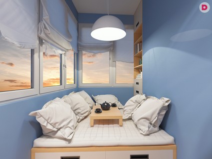 Как оборудовать комнату на балконе?