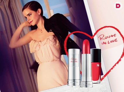 Эмма Уотсон: помада Rouge In Love и другие секреты красоты