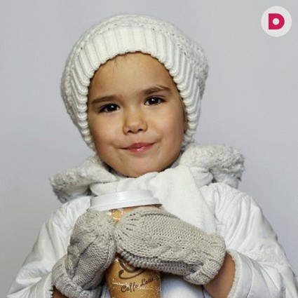 Как самостоятельно связать пальто дочке