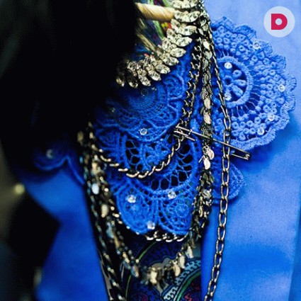 Мастер-класс от Евгении Назаровой: колье из цепей