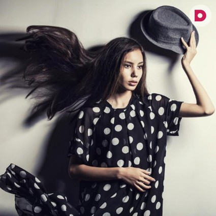 Модный образ весны: горох