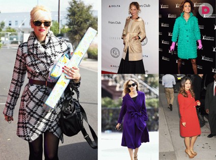 Какие пальто выбирают звезды?