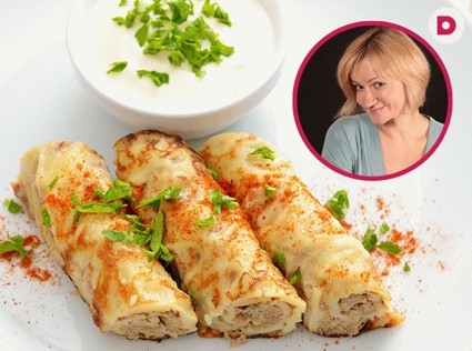 Анна Якунина в «Домашней кухне»: блинчики с тушенкой