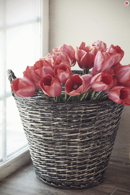 Как сделать абажур из корзины