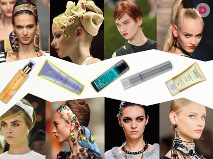 Модные прически: весна 2013