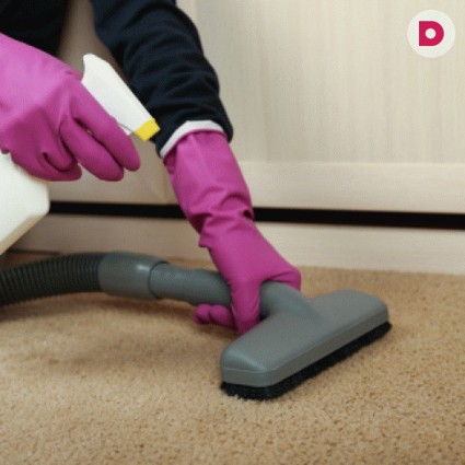 Как полностью избавиться от пятен зеленки на ковре