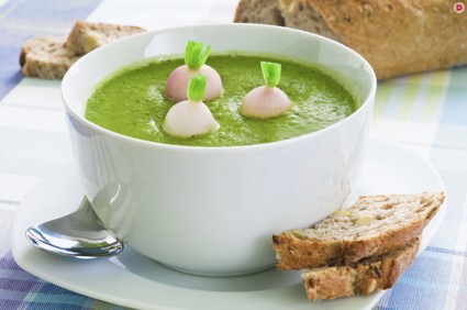Как приготовить полезный суп-пюре из шпината