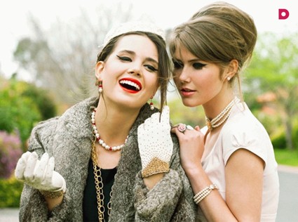 20 модных платьев в стиле ретро