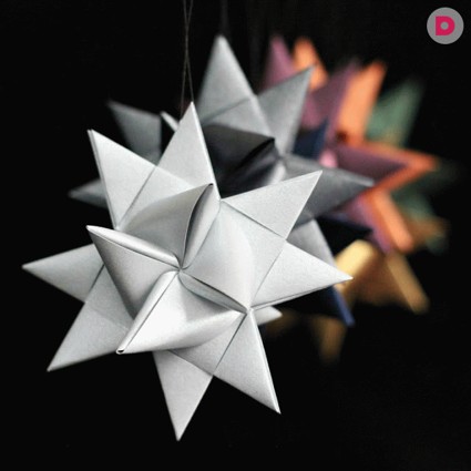 Мастер-класс: светильник из бумаги