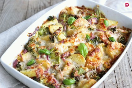 Рецепт: постная картофельная запеканка