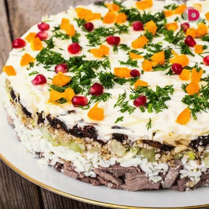 Сборник сытных рецептов салатов из мяса