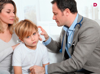 Отит у малыша