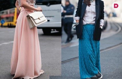 Летящей походкой… в юбке-макси