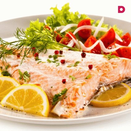 Сочная семга, жареная на сковороде