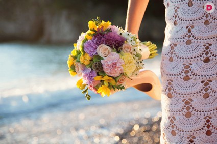 Оригинально и необычно: свадебное платье, связанное крючком