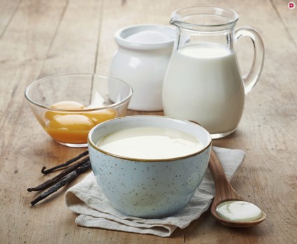 Приготовление молочного крема для торта