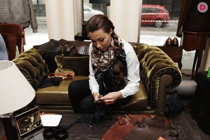 Мастер-класс от Марины де Голль: кожаный браслет