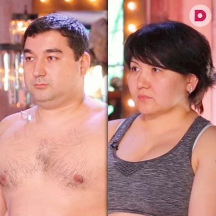 «Свадебный размер»: супруги Айнура и Владимир