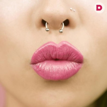 Является ли модным пирсинг носа