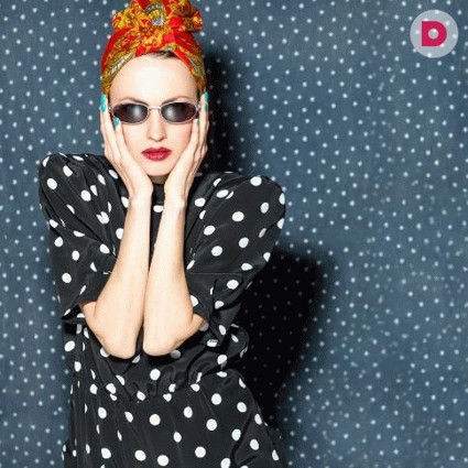 Платье в горошек – всегда актуальная классика