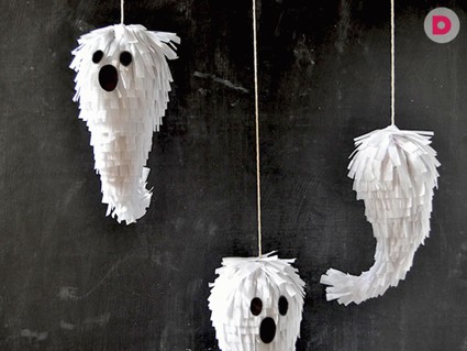 Мастер-класс: конфетное приведение к Хэллоуину