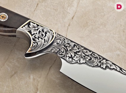 «Был бы повод»: гравировка на ножах