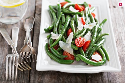 Салат с зеленой фасолью – мечта вегетарианца