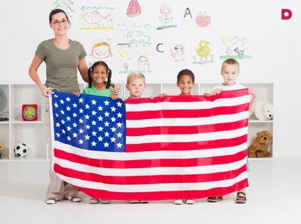 А как у них? Детские сады в Америке