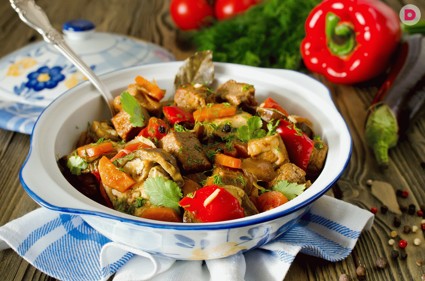 Как приготовить царское блюдо - тушим баклажаны с мясом
